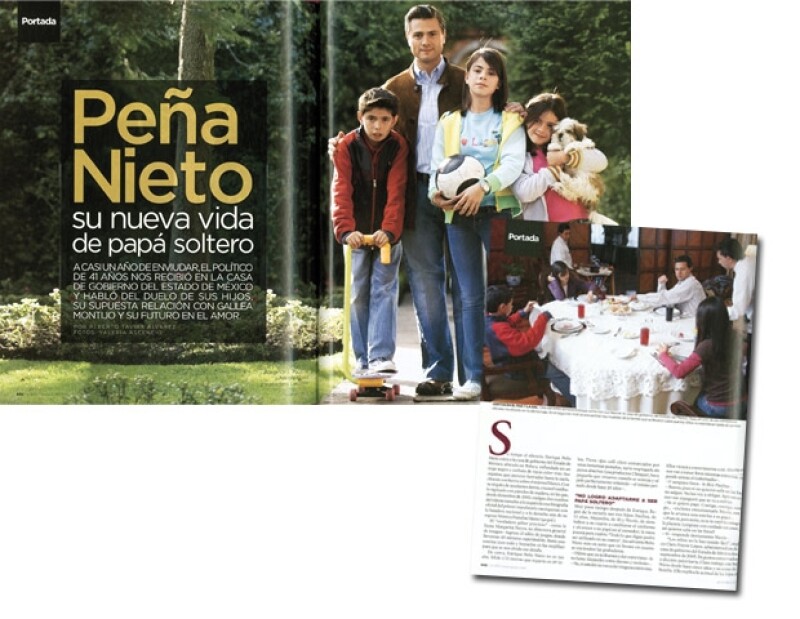 Las fotos de Enrique Peña Nieto se publicaron en la revista Quién, edición 156 (Dic. 2007). Fotos: Valeria Ascencio/Texto: Alberto Tavira. (Retoque digital: Areli Sánchez)