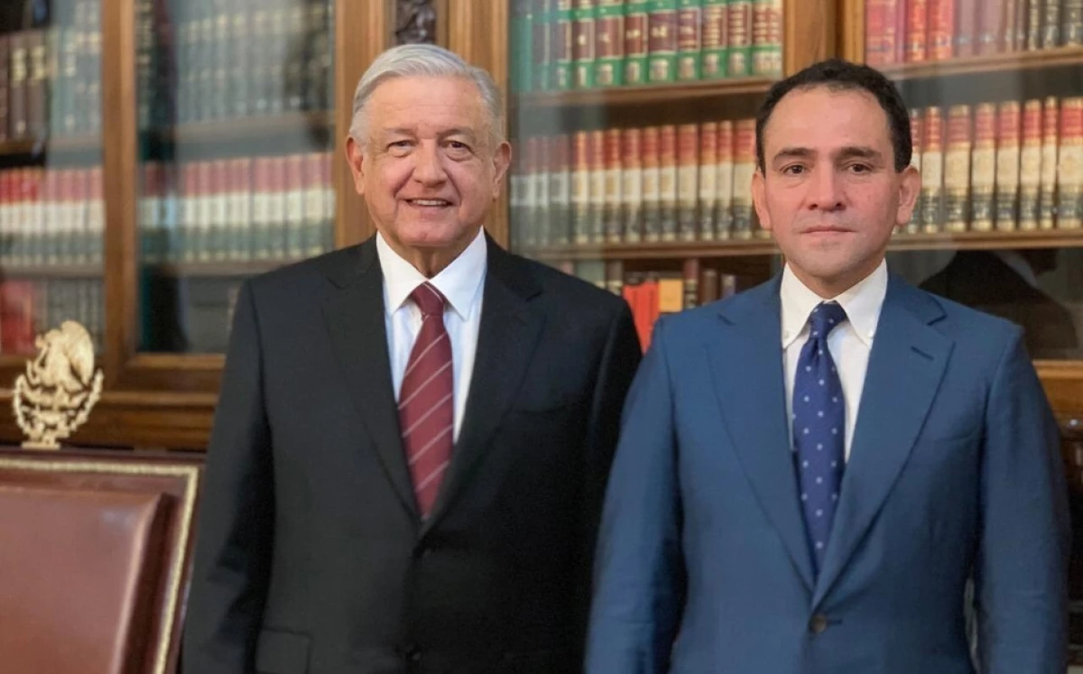 Andrés Manuel López Obrador y Arturo Herrera Gutiérrez