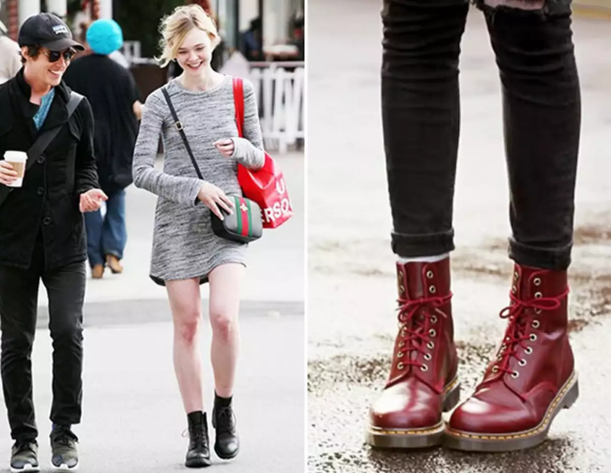 Las botas de combate son difíciles de combinar, pero le agregan un toque rudo a tu look.