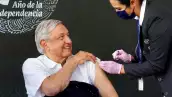 Qué pasó con la vacuna Patria y cómo va (El presidente López Obrador recibiendo el refuerzo de la vacuna contra covid-19)