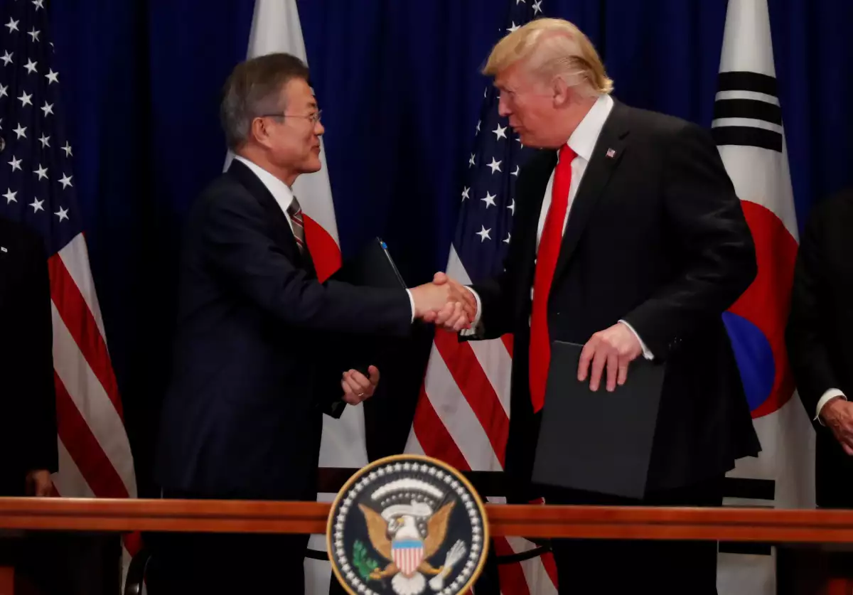 Donald Trump Moon Jae In acuerdo comercial Estados Unidos Corea del Sur