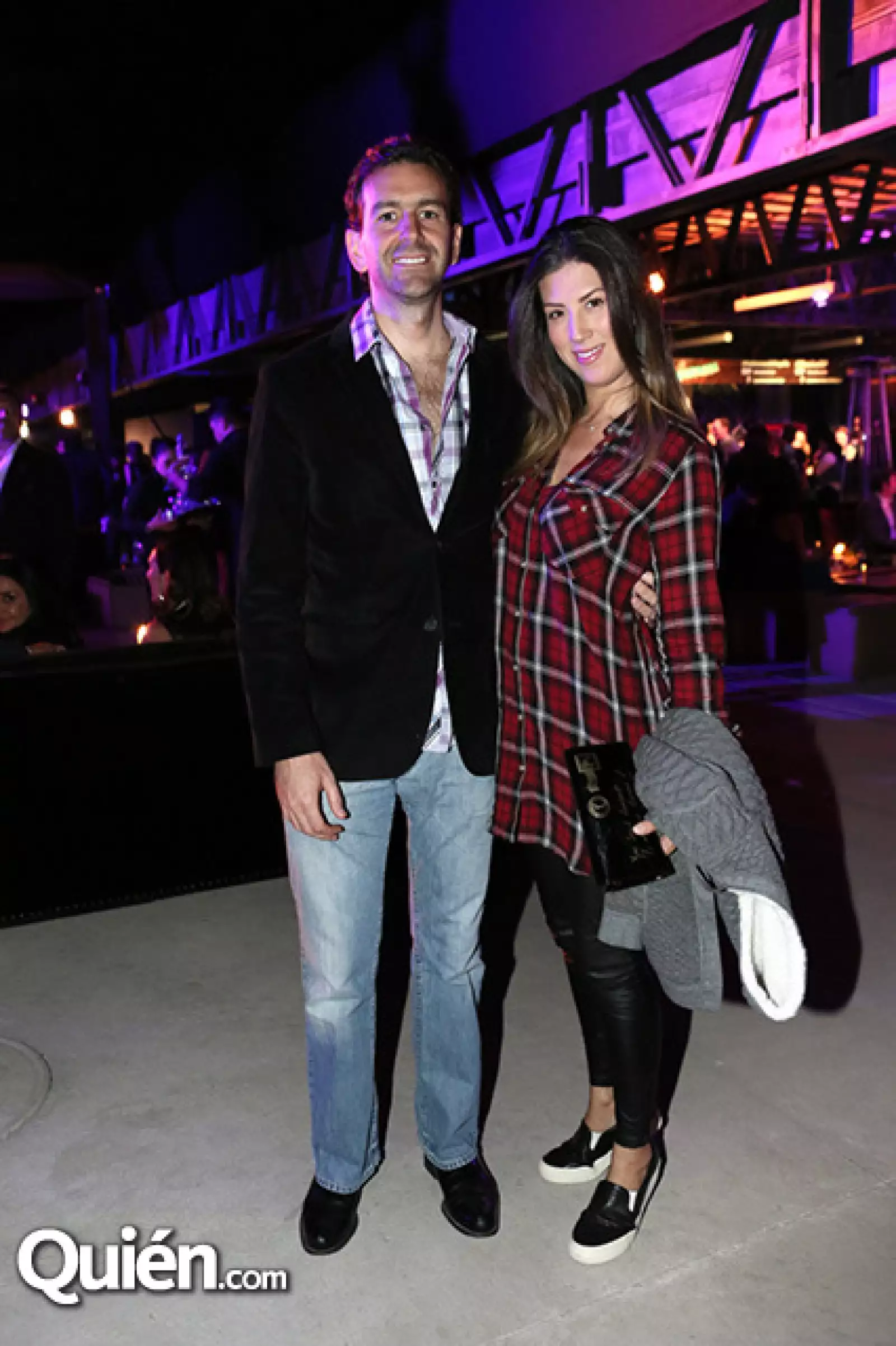 Óscar Alarcón y Cassandra Pellia