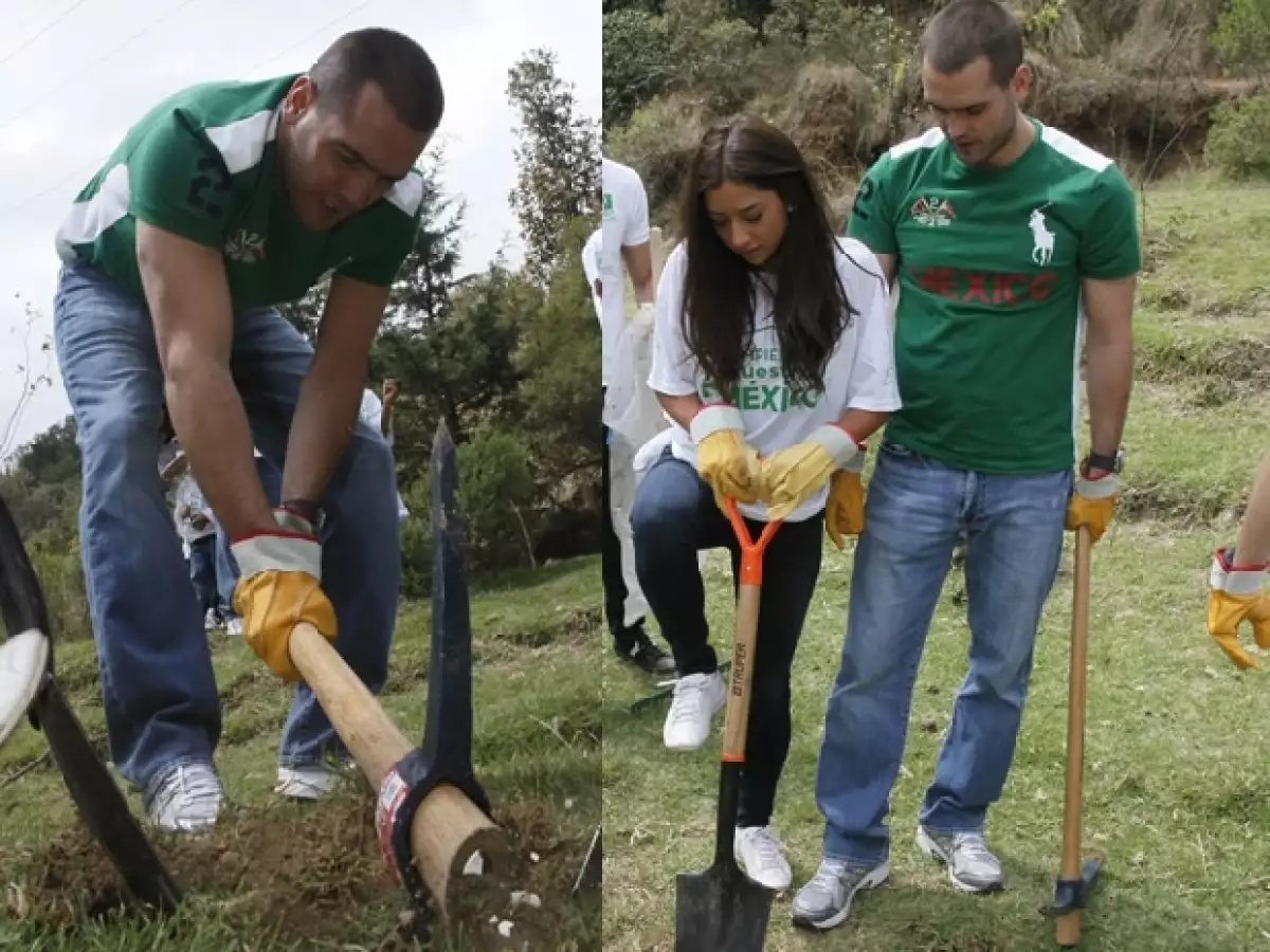 Jorge Emilio González y María en Cuajimalpa.