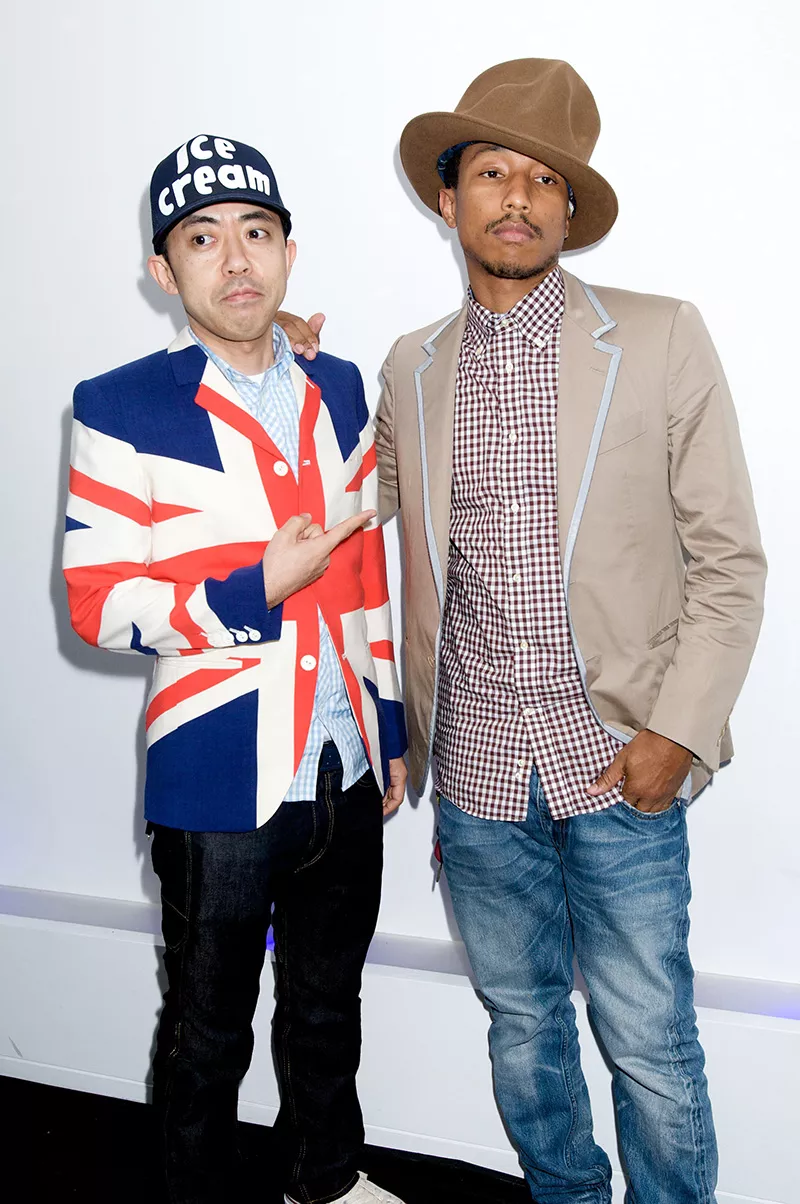 Foto: Shutterstock, Nigo y Pharell (2009)