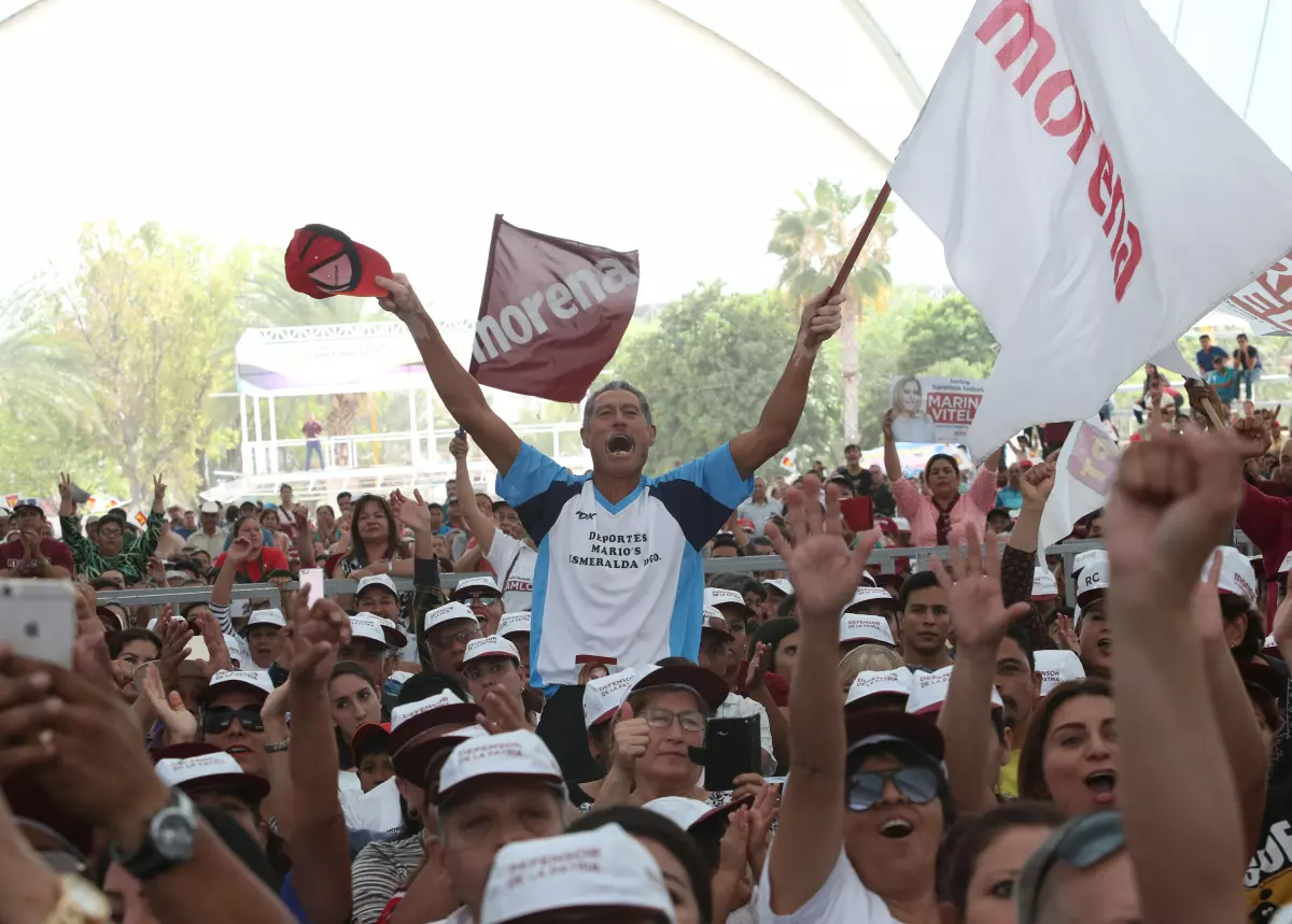 El mitin