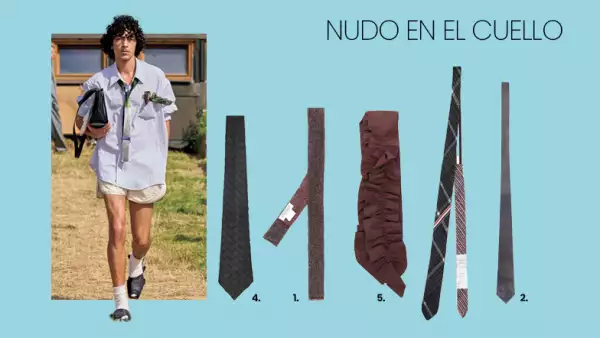 Corbatas masculinas en tendencia 2026