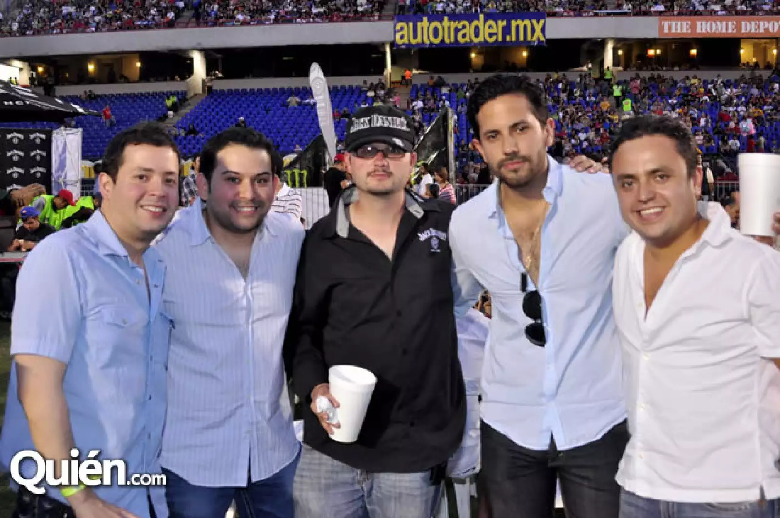 Sergio Martínez, Chema Caracas, Ricardo Leal, Carlos Soto y Roberto Aguilar