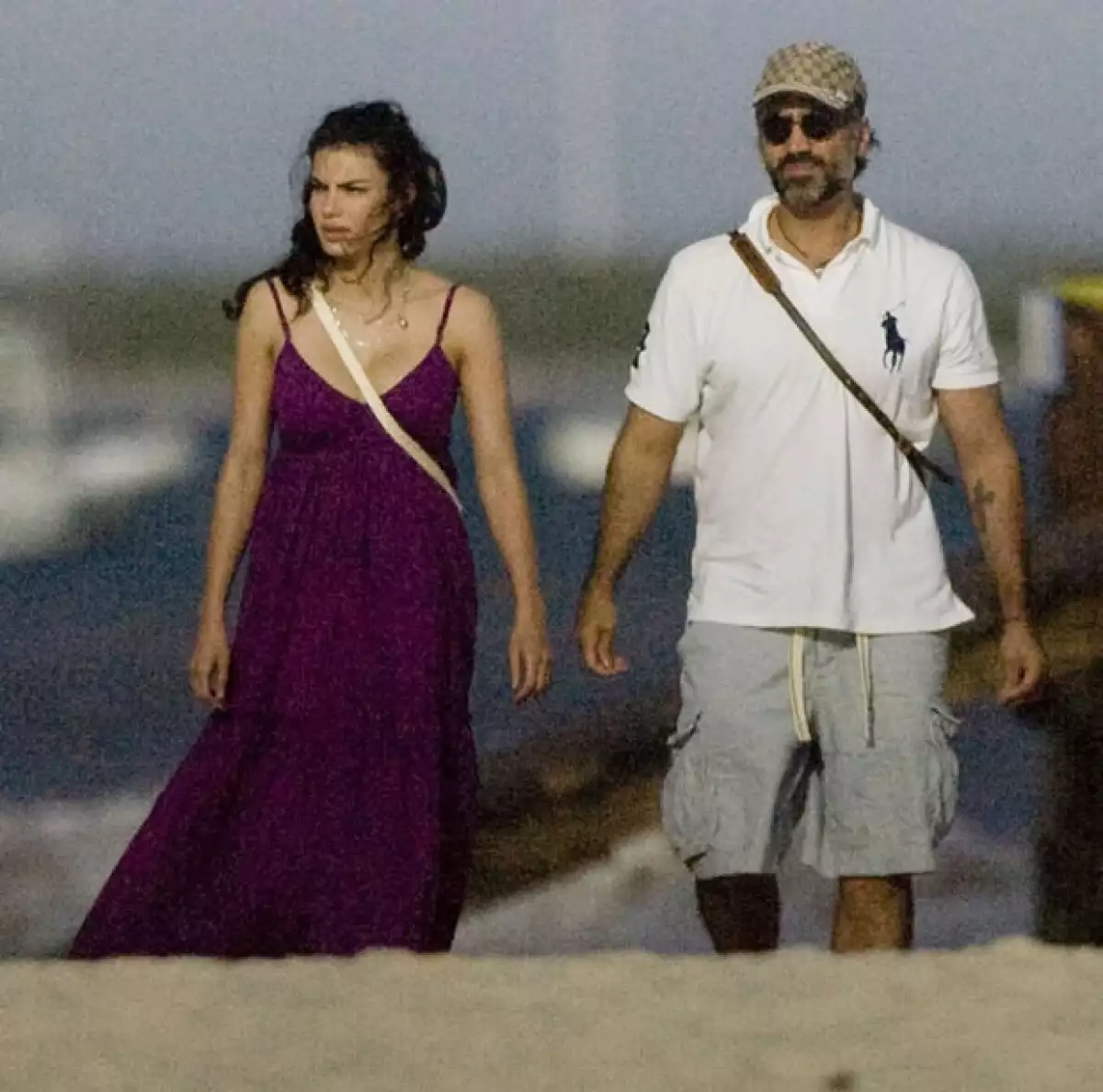 Ayari y Alejandro durante sus vacaciones en Cancún en 2009.