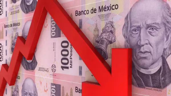 Mexican money peso falling finance crisis