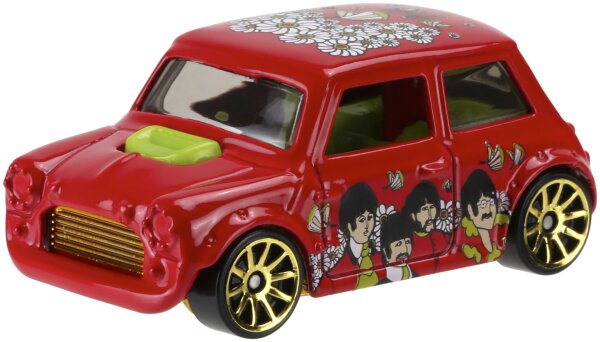 Los integrantes de The Beatles estarán en los artes de los empaques de los vehículos Hot Wheels.