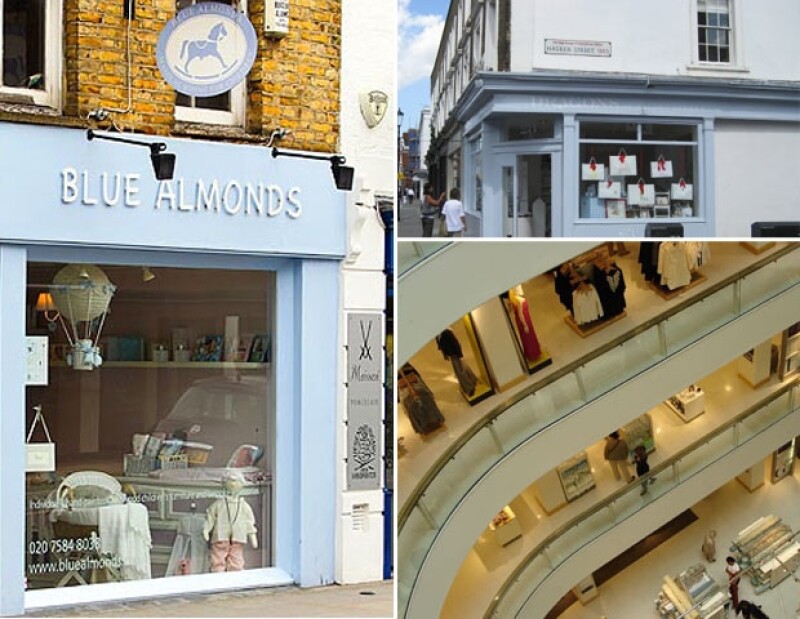 Blue Almonds, Dragons of Walton Street y Peter Jones, son algunas tiendas que ha visitado.