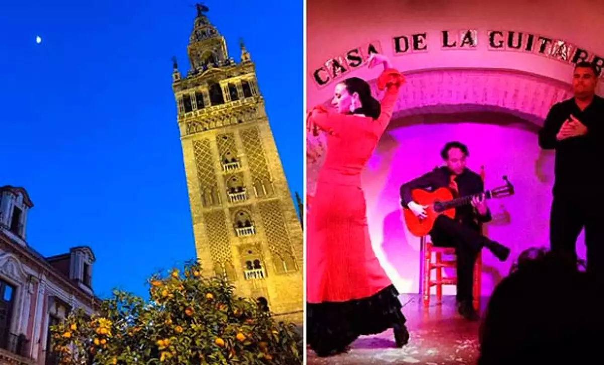 Estos fueron algunos de los lugares que la pareja visitó en Granada y Andalucía.