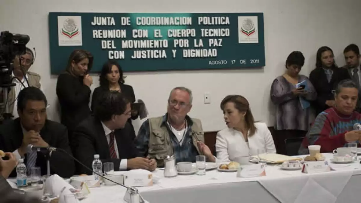 Javier Sicilia junta de coordinacion politica