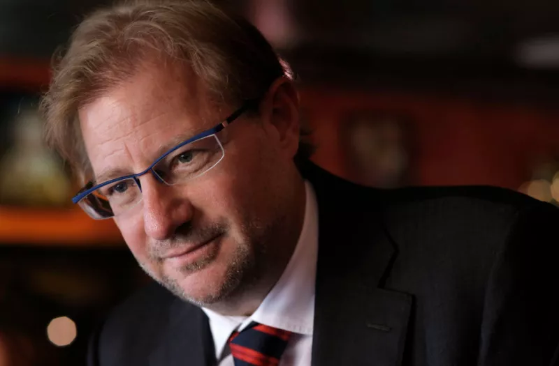 Consul General de Mexico, Mr. Andres Isaac Roemer, during the Latino Leaders Round Table luncheon at Villa Corona in Napa, Calif. on Friday June 27, 2014.
