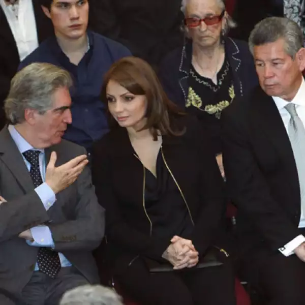 Rafael Tovar y De Teresa, Angélica Rivera y Jorge Eduardo Murguía.