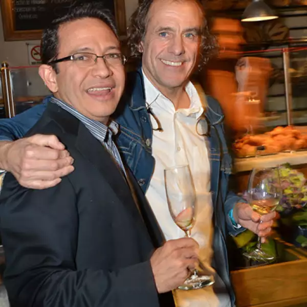 El Chef Alain Coumont y su socio Abelardo Conde.