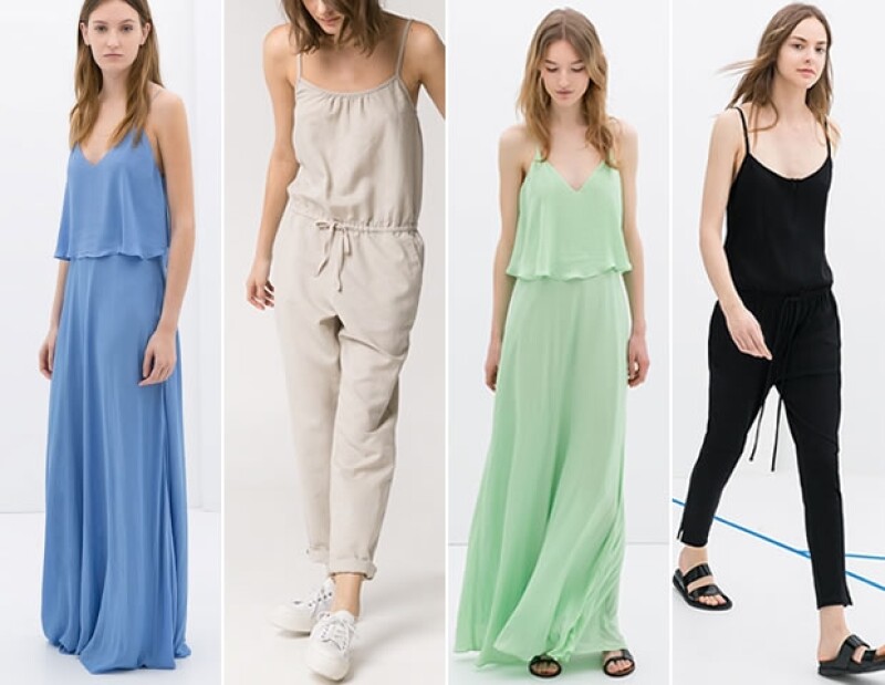 Tiendas como Mango y Zara, incluso tienen modelos similares y sólo varían en colores.