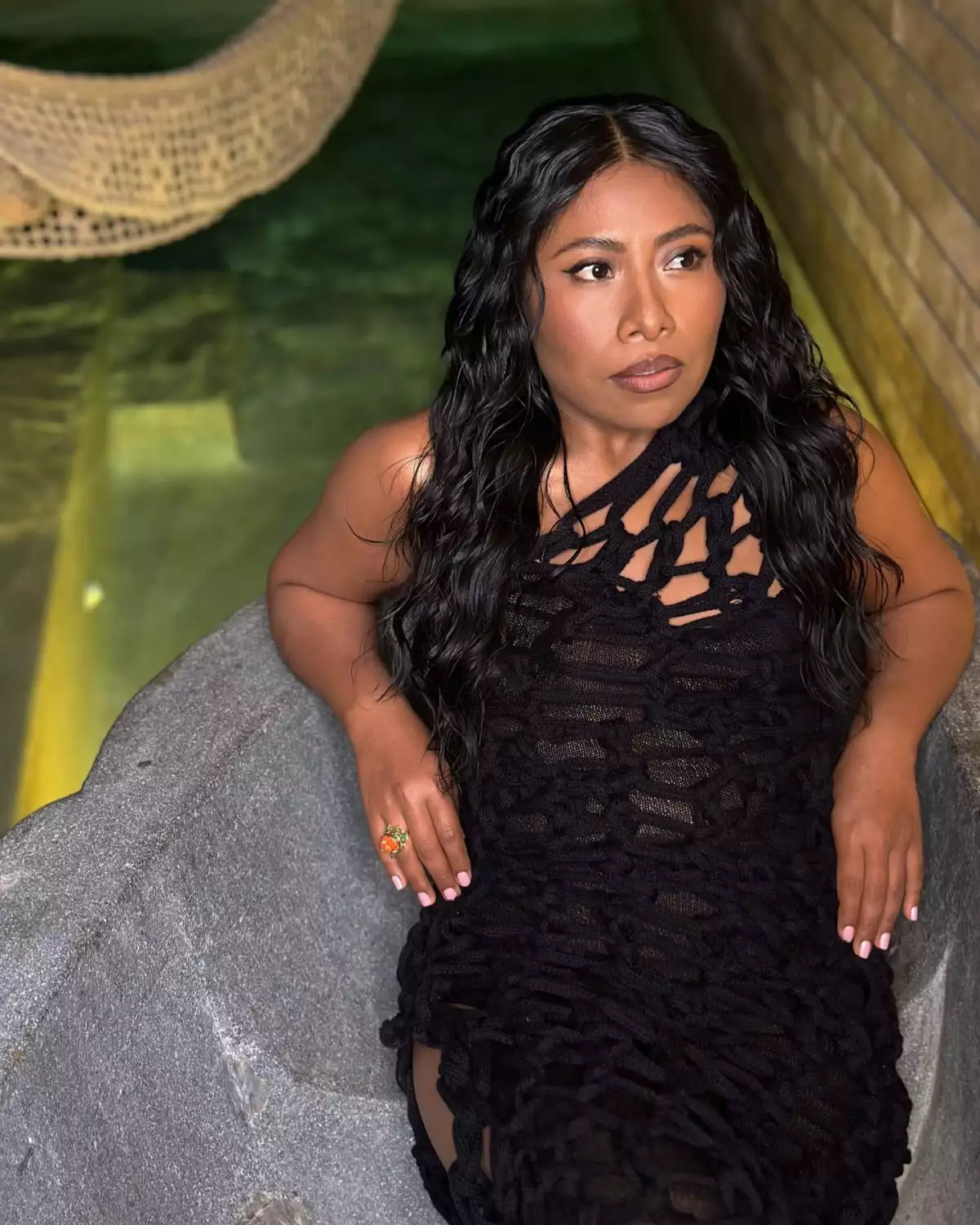 Yalitza Aparicio en los Premios Platino en Xcaret.