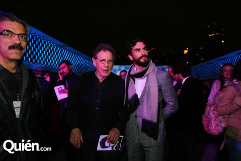 Philip Glass y Gonzalo García Vivanco.