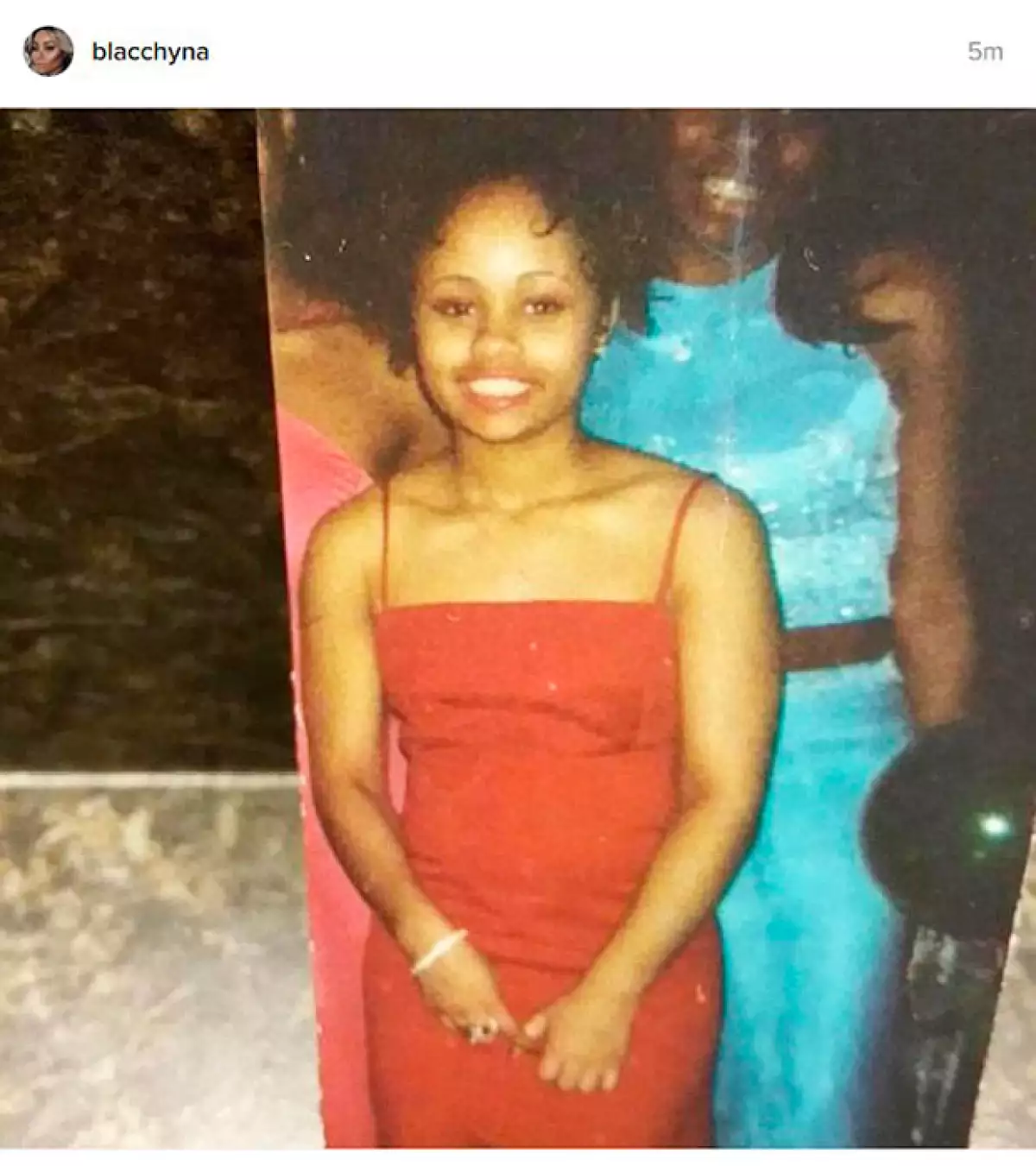 La modelo compartió esta foto de su adolescencia.