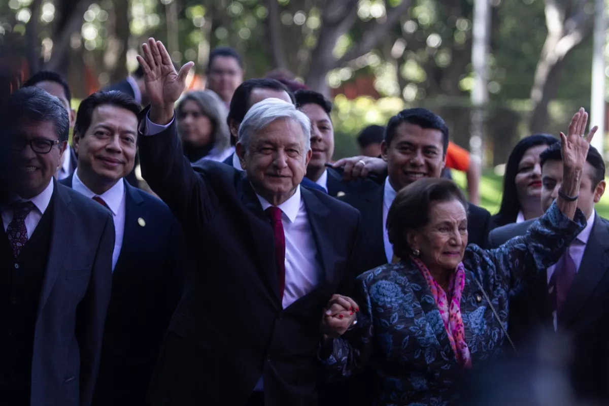 Arriba López Obrador a Palacio Legislativo de San Lázaro 