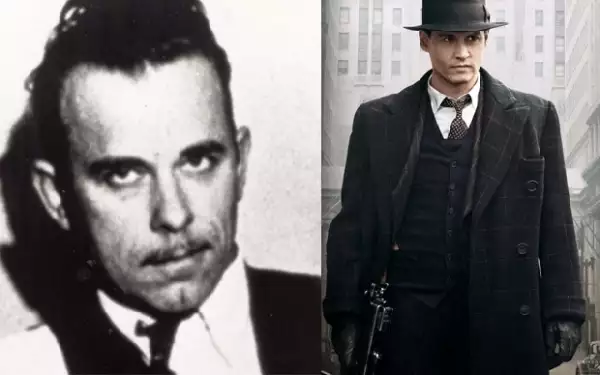 John Dillinger fue interpretado por Johnny Depp.