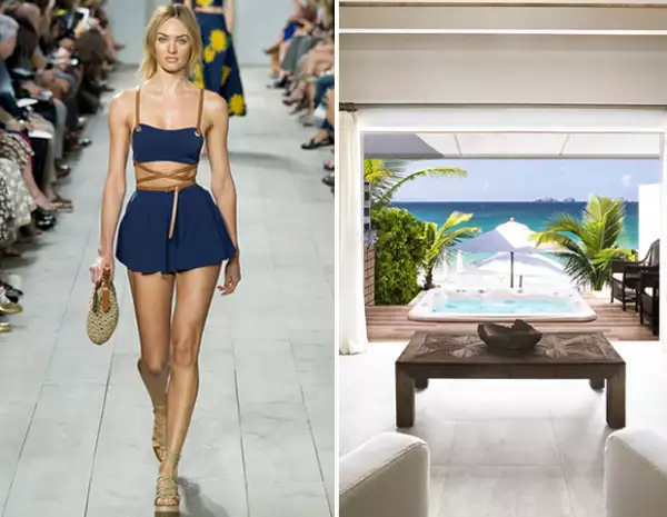 Confía en la colección de primavera-verano 2015 de Michael Kors para unas vacaciones en el Cheval Blanc Isle de France de St. Barths.