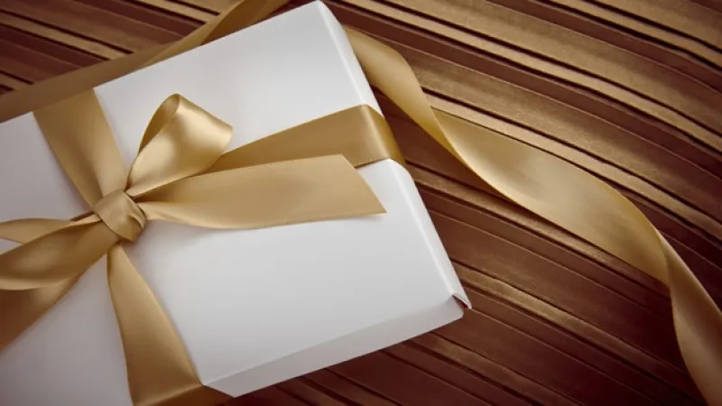 regalo lujo envoltura