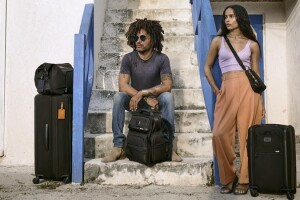 Lenny con Zöe en las Bahamas