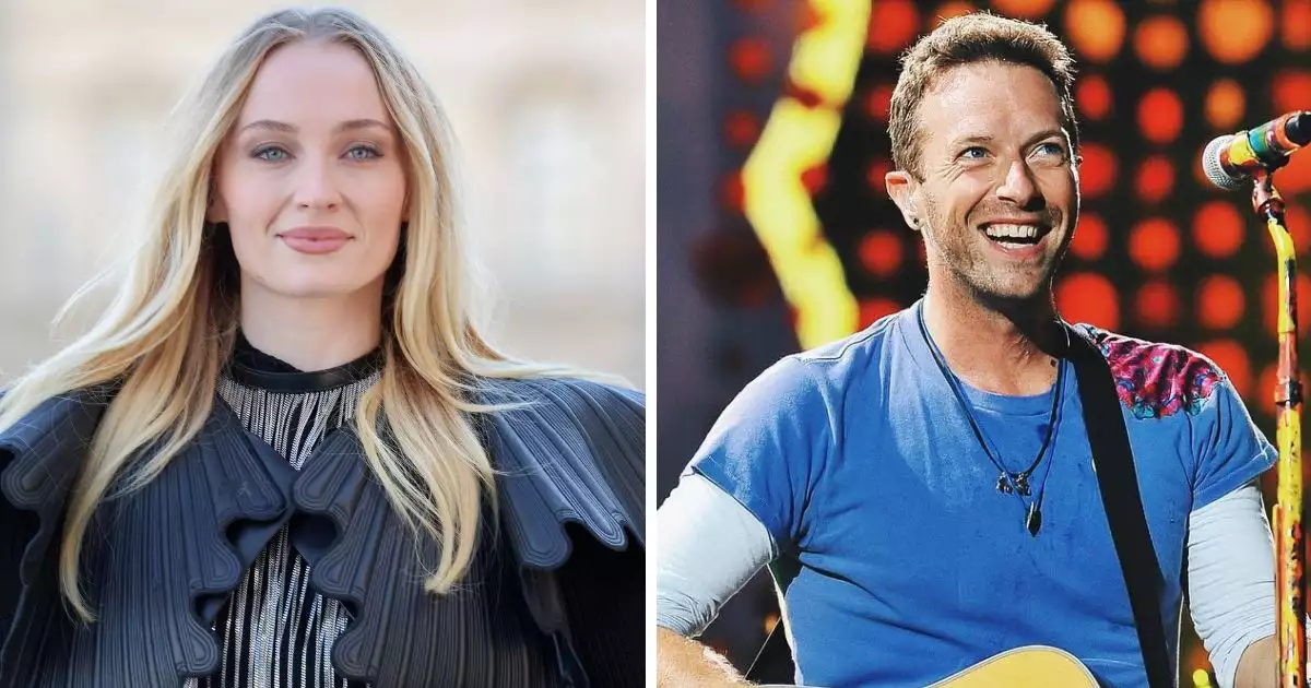 Sophie Turner y Chris Martin 