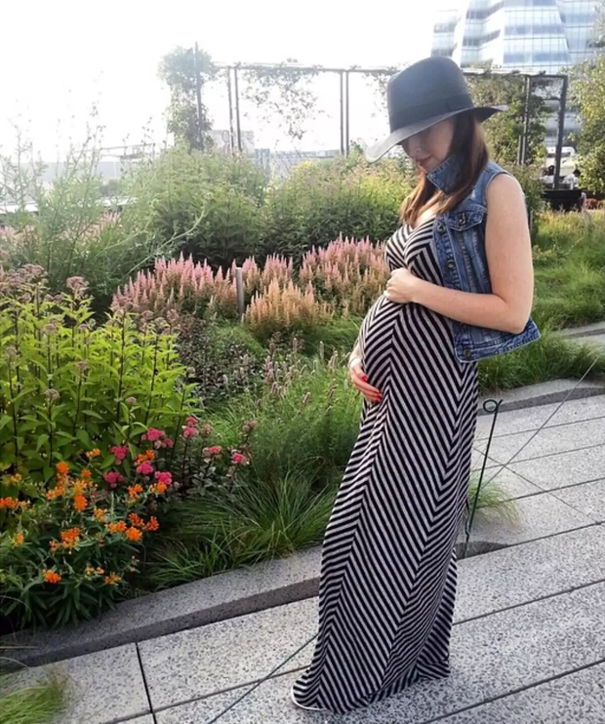 Andrea Torre, una fashionista mom to be en Nueva York.