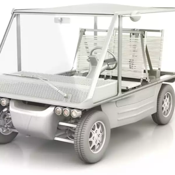 Su transmisión es de tracción delantera con caja de cambios diferencial; tiene frenos de cuatro discos.