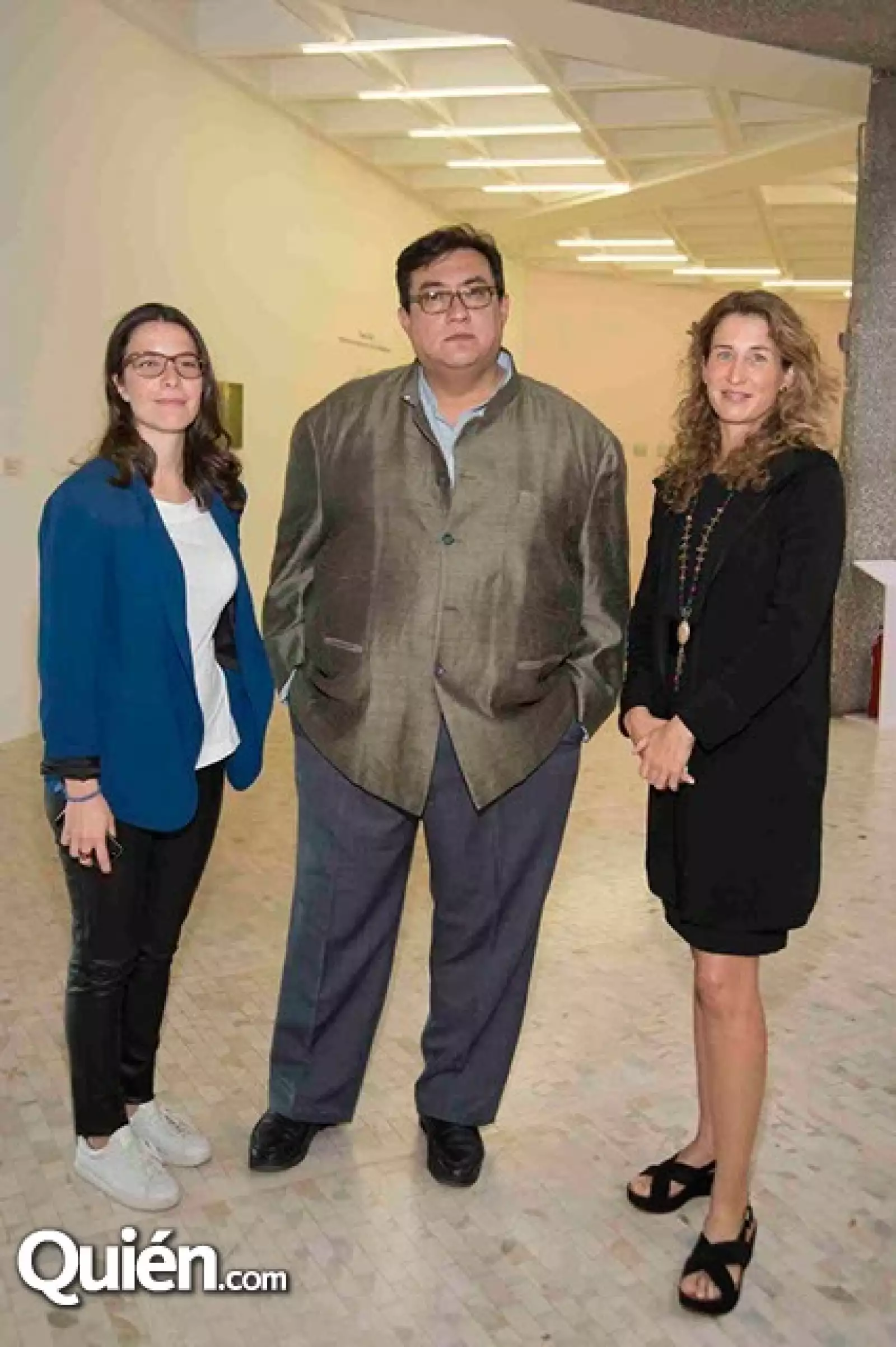 Amanda Echeverría, Cuauhtémoc Medina y Úrsula Verea