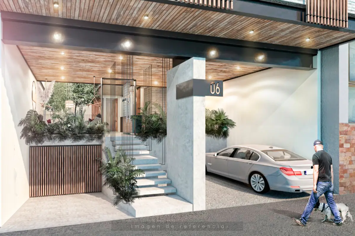 Kahaal render entrada exterior, parte de la cartera de LaHaus