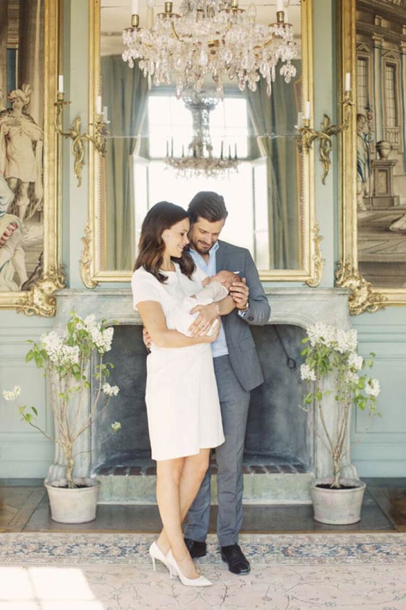 La pareja está más que feliz con la llegada de su primer hijo.