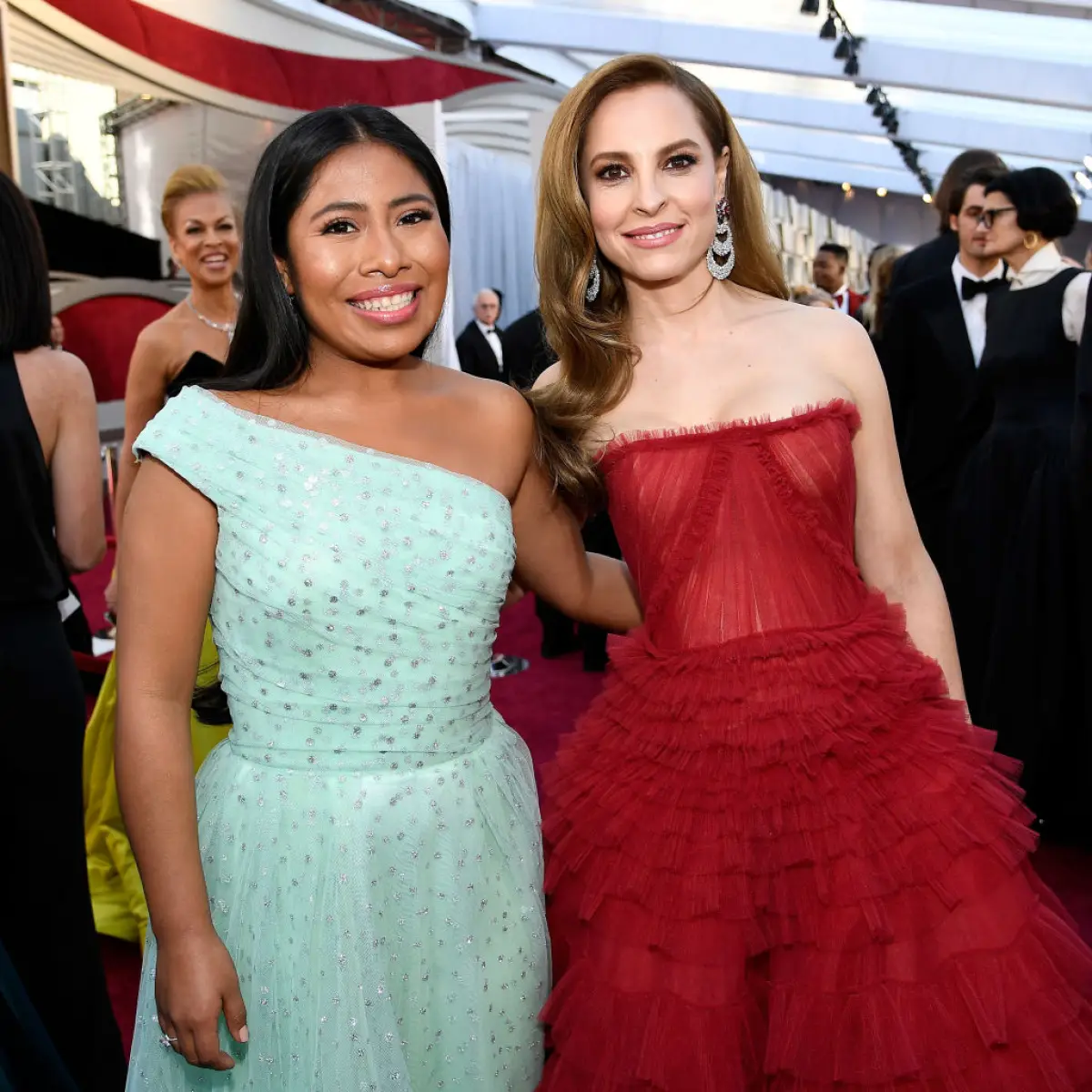 Yalitza Aparicio y Marina de Tavira 