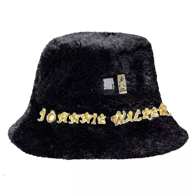 Bucket hat negro de Johnnie Walker X Wavey