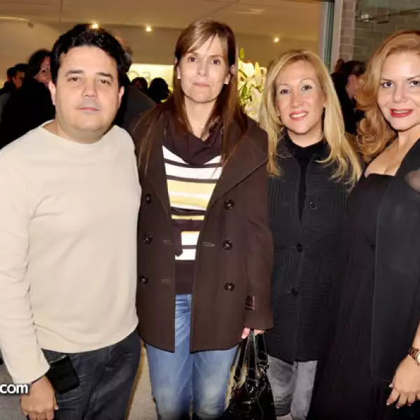 Sergio Villarreal, Luly Martínez, Nancy González y Vertha Martínez