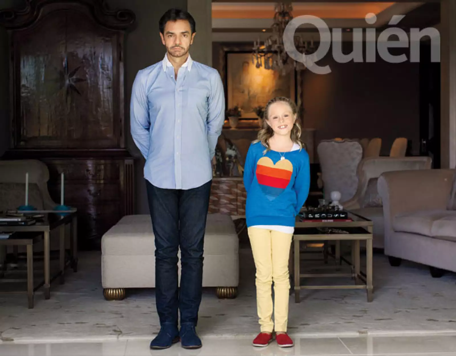 Eugenio quedó sorprendido de lo dotes artísticos de Loreto.