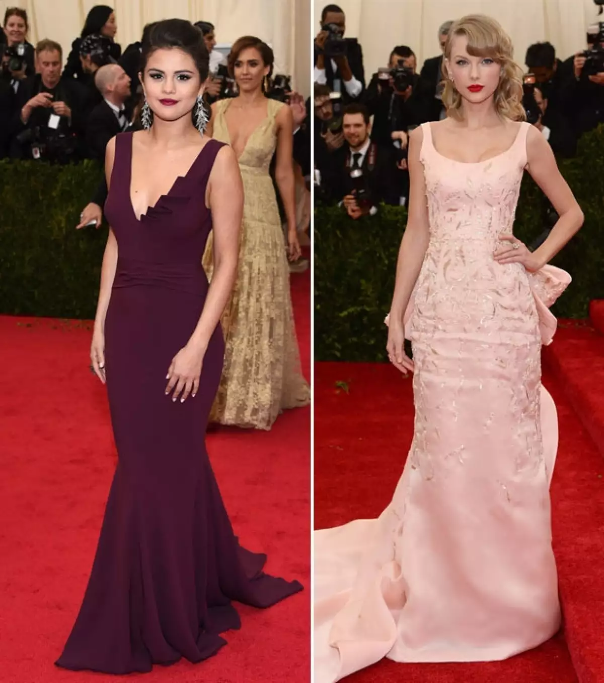 Luego de rumores de distanciamiento entre las amigas con motivo de Justin Bieber, ahora reaparecen juntas en la Met Gala, al parecer, muy felices.