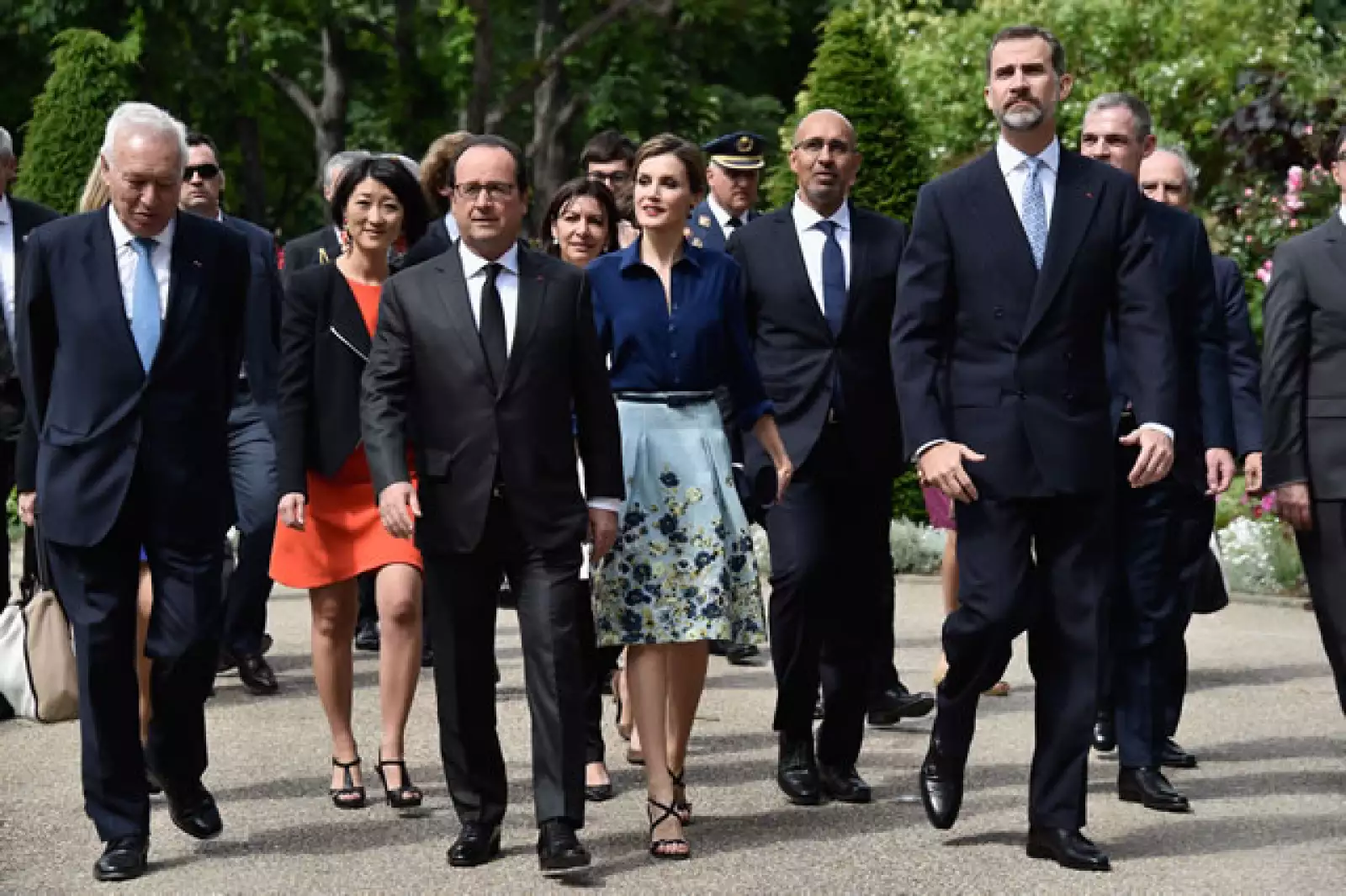 En su segundo día de visita, se dieron cita en Le Grand Palais para admirar la exhibición del pintor español Diego Velázquez.