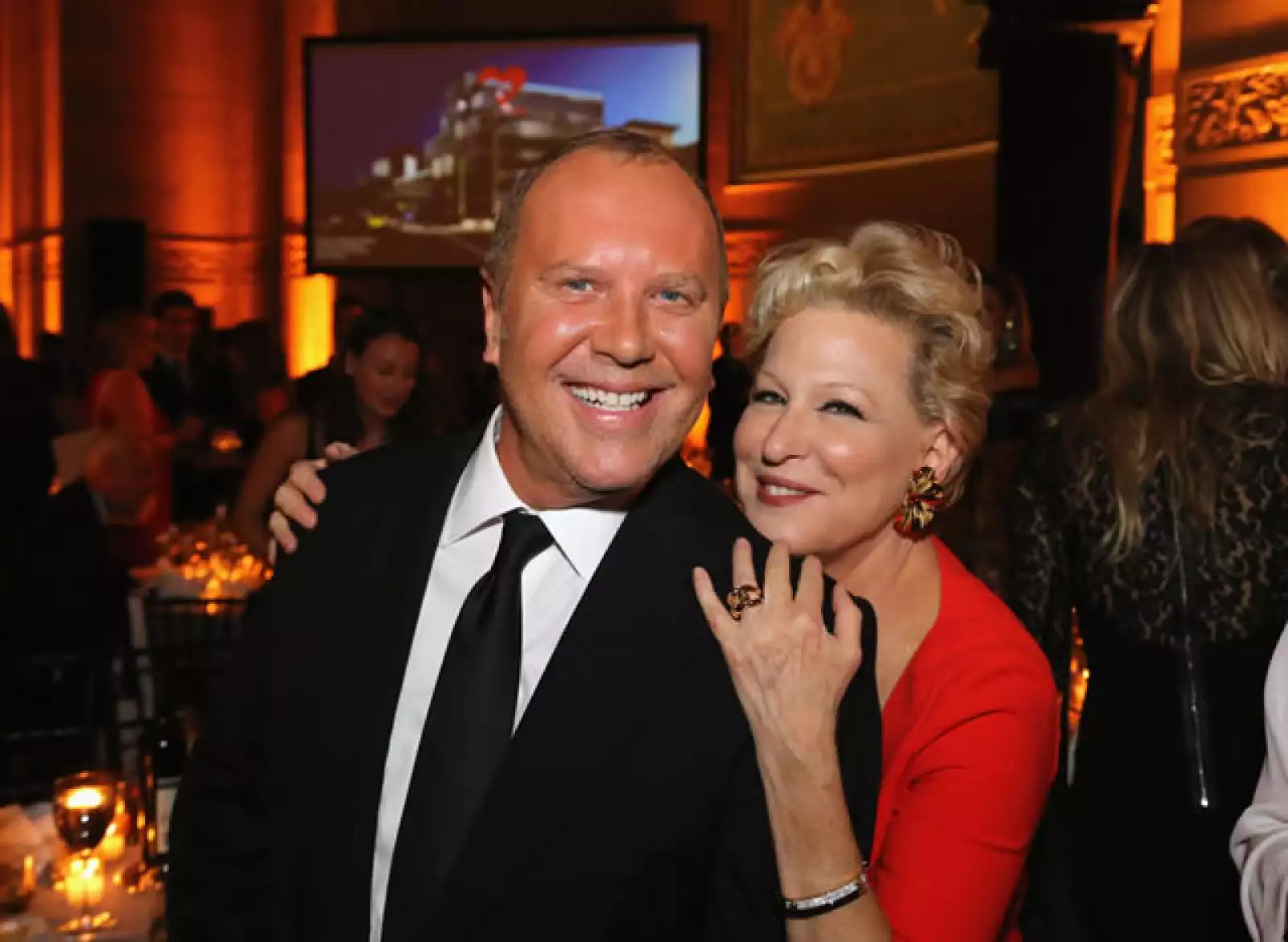 Bette Middler y Michael Kors.
