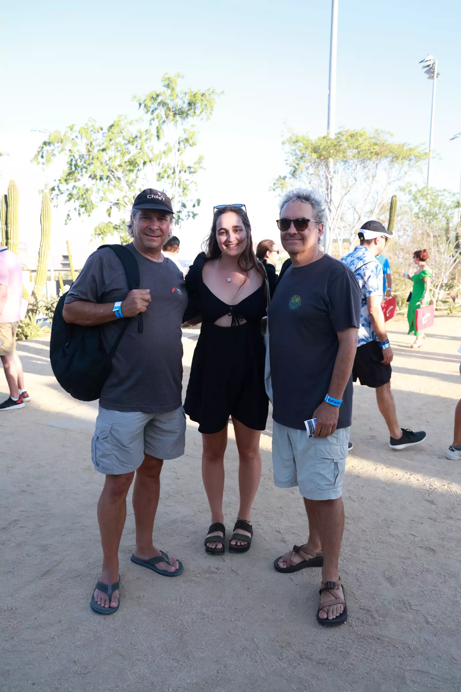 Luis Felipe, Josefina y Rafael Núñez 