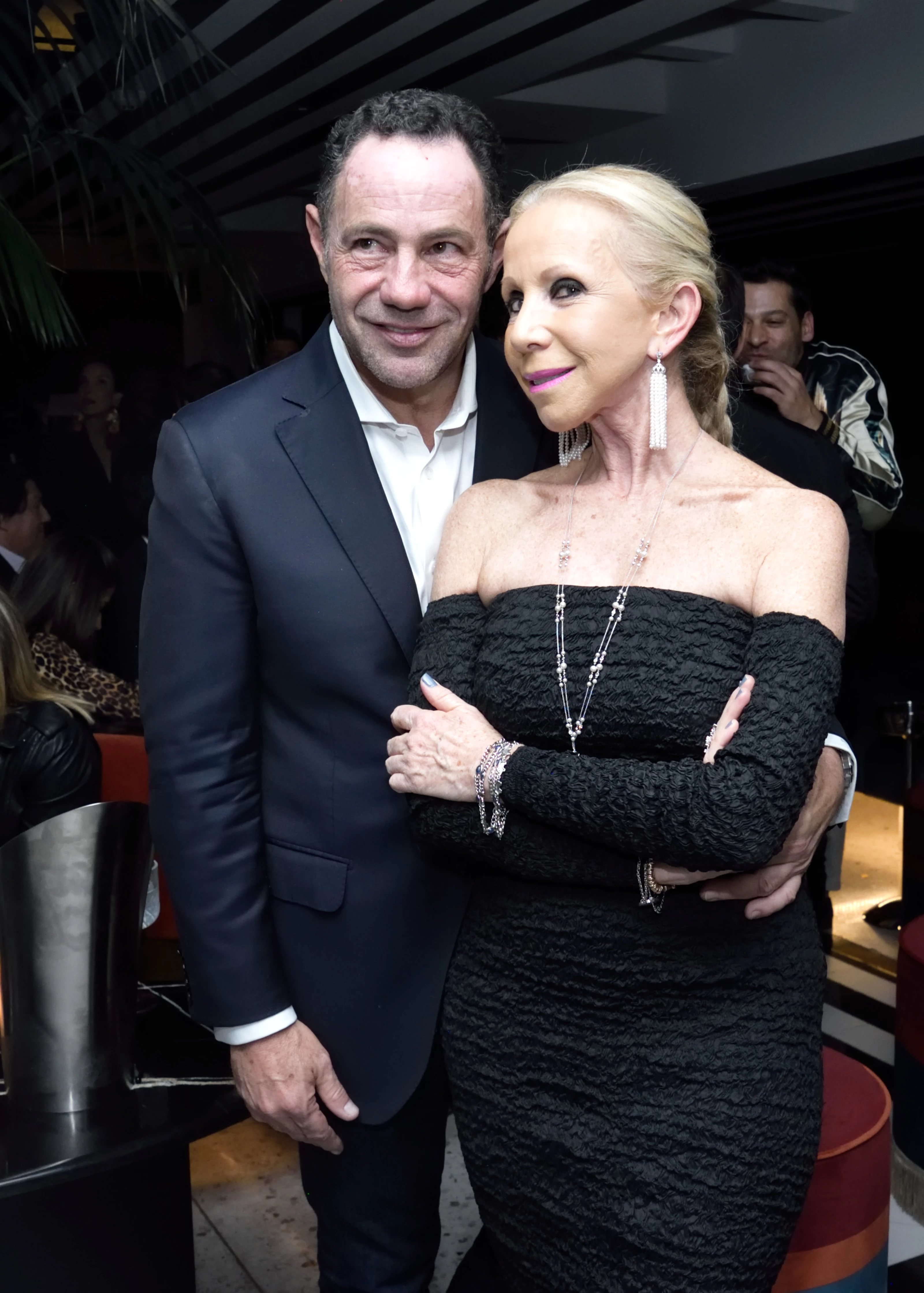 Becky Cohen y Sergio Berger en la reapertura del Ivoire