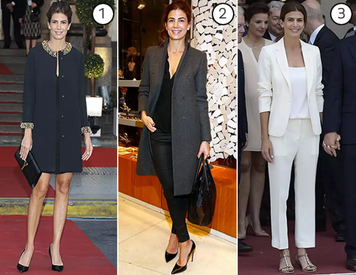 Juliana Awada en tres exitosos looks.