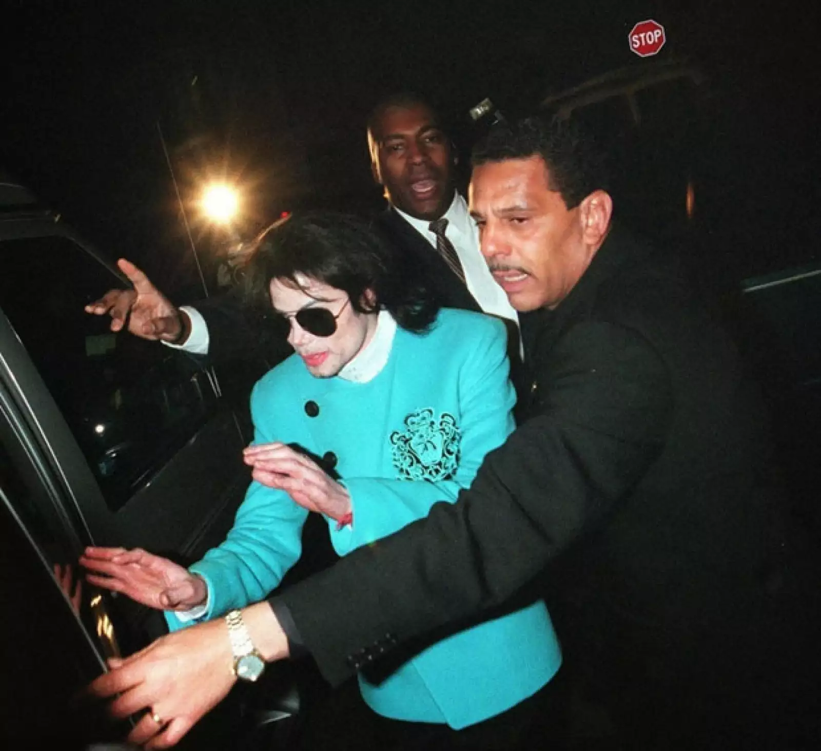 Michael Jackson también estuvo presente en la boda.