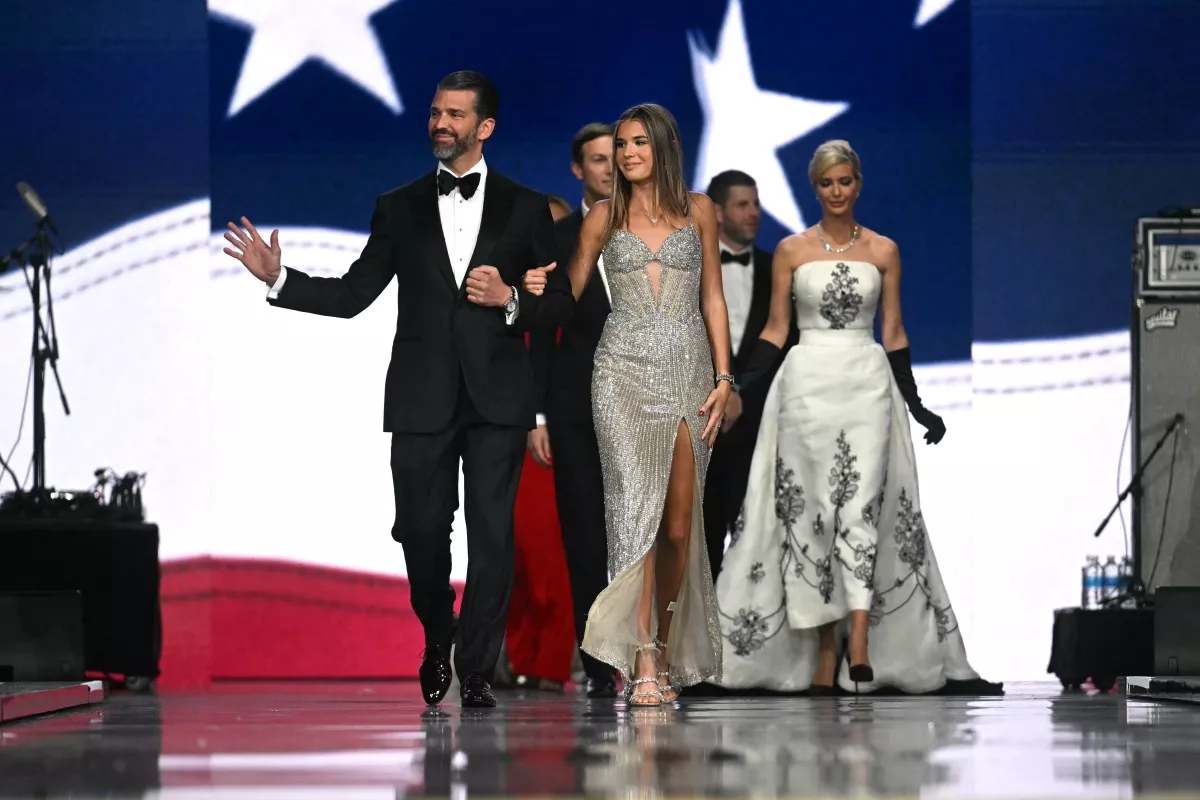 President Trump attends inaugural balls