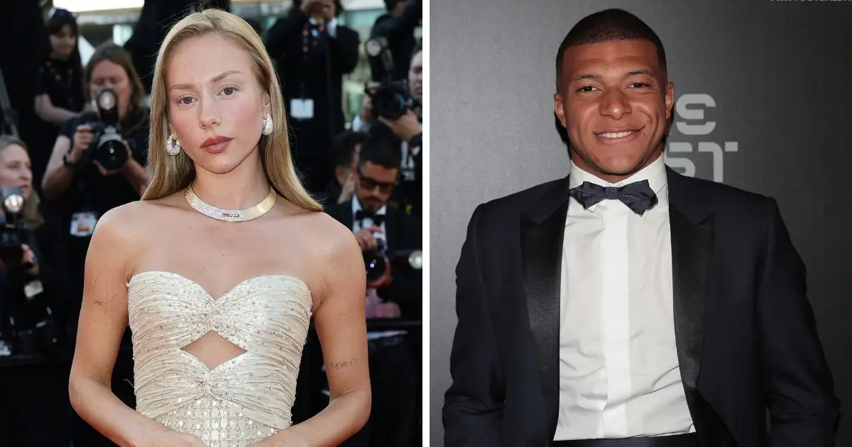 Ester Expósito y Kylian Mbappé