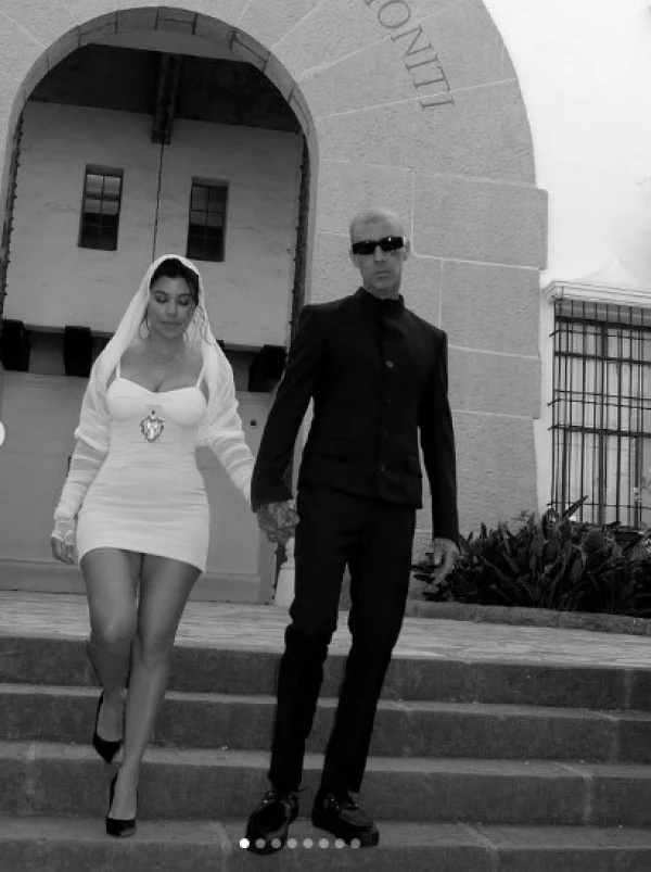 Kourtney Kardashian y Travis Barker