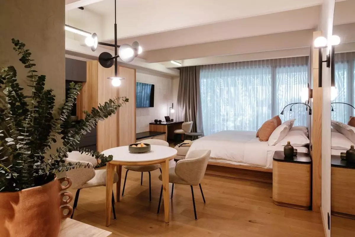 habitación de hospedaje del hotel Colima 71